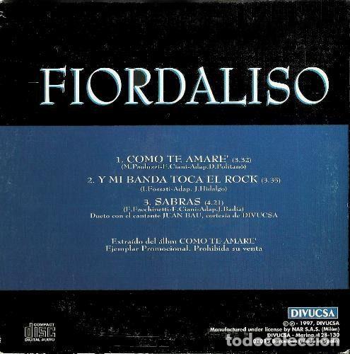CDs de m&uacute;sica: Fiordaliso &ndash; Como Te Amar&eacute; (CD, Divucsa PCD-135) - Foto 2