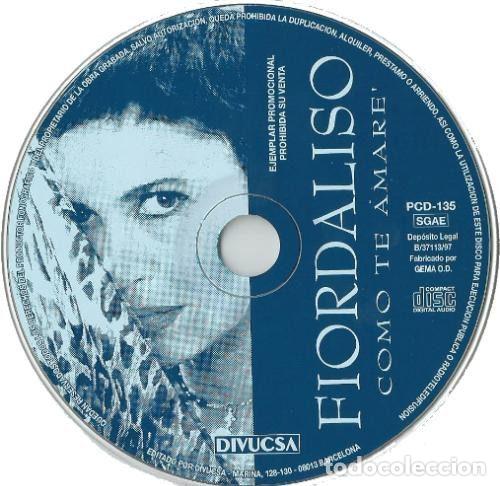 CDs de m&uacute;sica: Fiordaliso &ndash; Como Te Amar&eacute; (CD, Divucsa PCD-135) - Foto 3