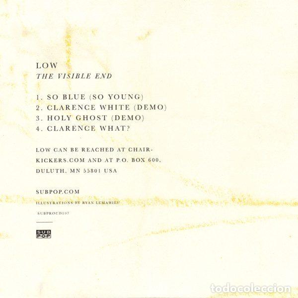 CDs de m&uacute;sica: Low &ndash; The Visible End (CD, Sub Pop SUBPROCD197) - Foto 2