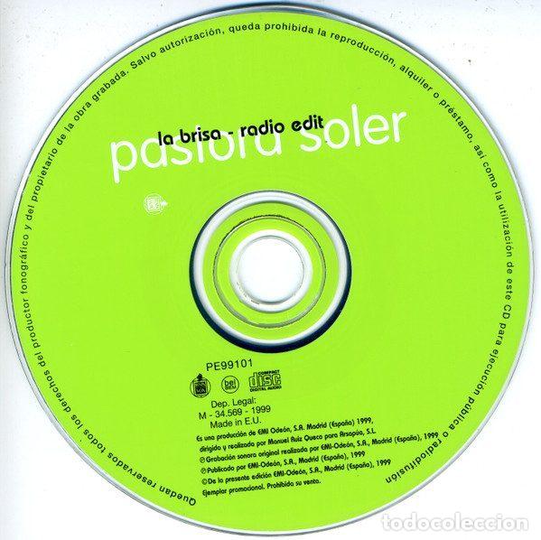 CDs de m&uacute;sica: Pastora Soler &ndash; La Brisa (CD, Hispavox PE99101) - Foto 3