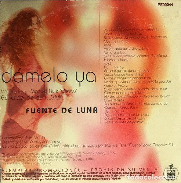 CDs de m&uacute;sica: Pastora Soler &ndash; D&aacute;melo Ya (CD, Hispavox PE99044) - Foto 2