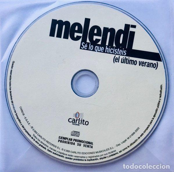 CD de M&uacute;sica: Melendi &ndash; S&eacute; Lo Que Hic&iacute;steis (El &Uacute;ltimo Verano) (CD, Carlito Records CAR01B)
