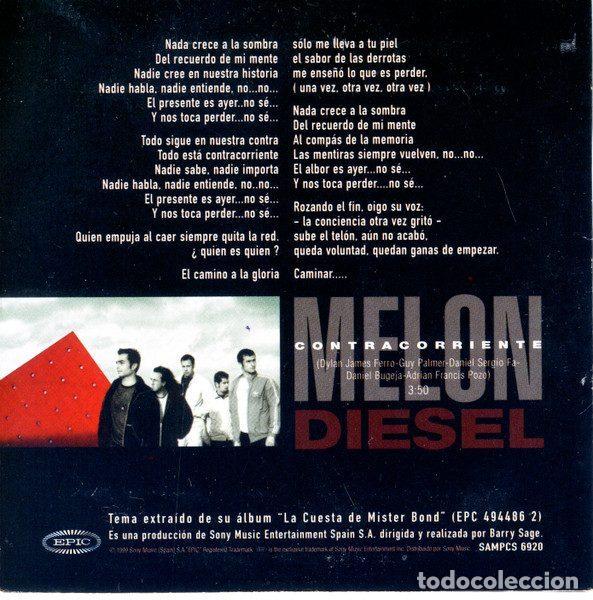 CDs de m&uacute;sica: Melon Diesel &ndash; Contracorriente (CD, Epic SAMPCS 6920) - Foto 2