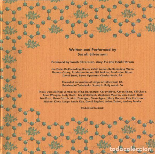CDs de m&uacute;sica: Sarah Silverman &ndash; We Are Miracles (CD, Sub Pop SP 1099) - Foto 5