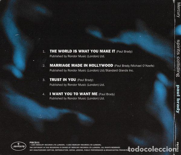 CDs de m&uacute;sica: Paul Brady &ndash; Spirits Colliding (CD, Mercury PBCDJ1) - Foto 2