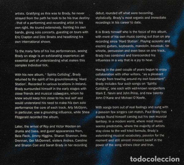 CDs de m&uacute;sica: Paul Brady &ndash; Spirits Colliding (CD, Mercury PBCDJ1) - Foto 6