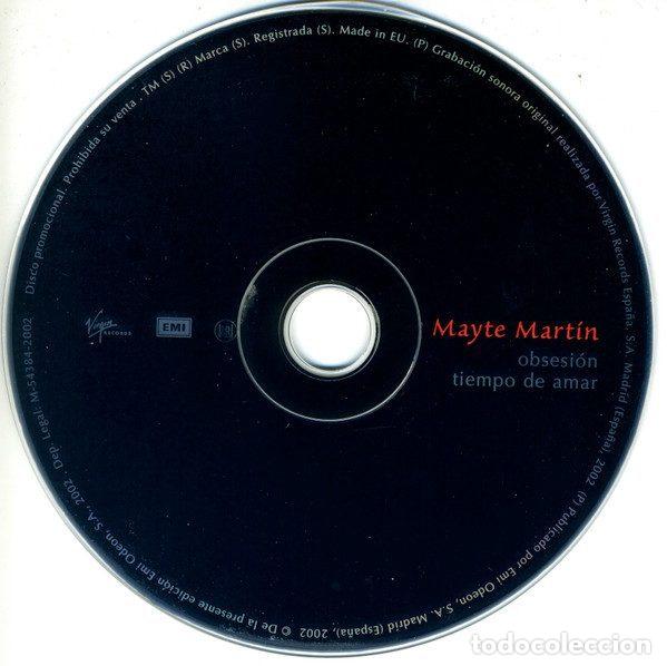 CDs de m&uacute;sica: Mayte Mart&iacute;n &ndash; Obsesi&oacute;n (CD, Virgin MAYM031) - Foto 3