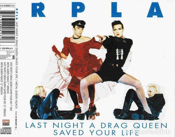 Musik-CDs: RPLA &ndash; Last Night A Drag Queen Saved Your Life (CD, EMI United Kingdom 7243 8 80527 2 6)