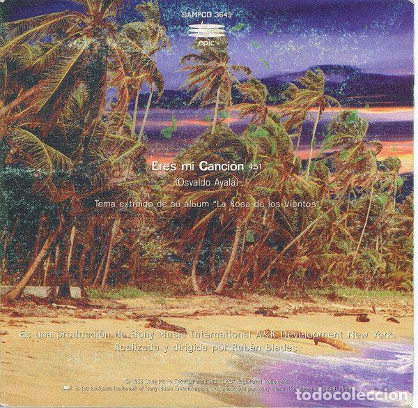 CDs de m&uacute;sica: Ruben Blades &ndash; Eres Mi Canci&oacute;n (CD, Epic SAMPCD 3649) - Foto 2