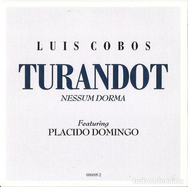 CD di Musica: Luis Cobos Featuring Placido Domingo &ndash; Turandot (Nessum Dorma) (CD, Epic 656005 2)