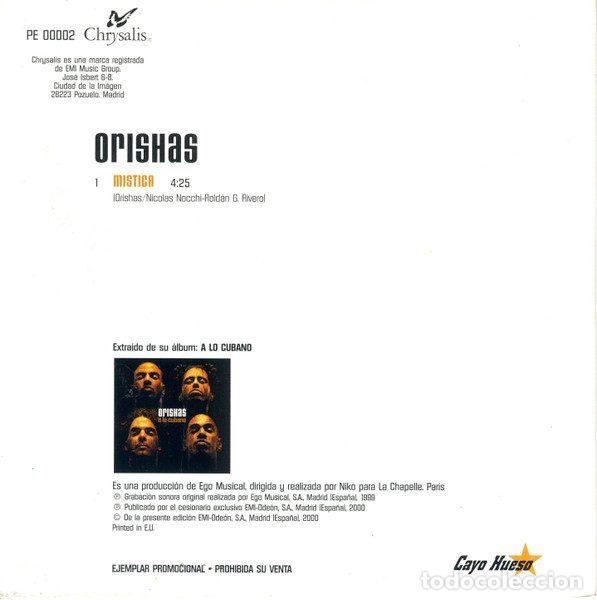 CDs de m&uacute;sica: Orishas &ndash; M&iacute;stica (CD, Chrysalis PE 00002) - Foto 2