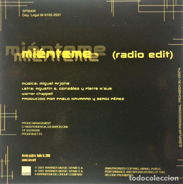 CDs de m&uacute;sica: S2 &ndash; Mi&eacute;nteme (CD, WEA SP064W) - Foto 2