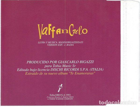 CDs de m&uacute;sica: Marco Masini &ndash; Vaffanculo (CD, DRO DG-078) - Foto 2