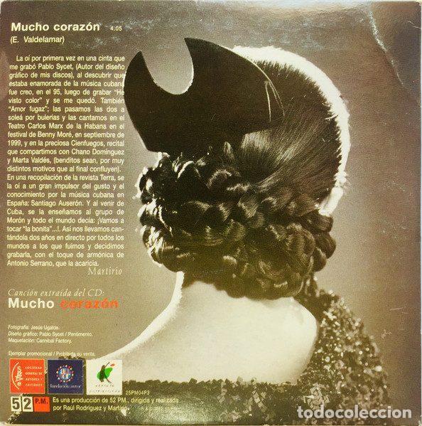 CDs de m&uacute;sica: Martirio &ndash; Mucho Coraz&oacute;n (CD, 52 P.M. 25PM04P3) - Foto 2