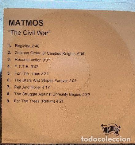 CDs de m&uacute;sica: Matmos &ndash; The Civil War (CDr, Matador none)
