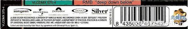 CDs de m&uacute;sica: RMB &ndash; Deep Down Below (CD, ADN Progressive Records VLCDMX 575-4) - Foto 2