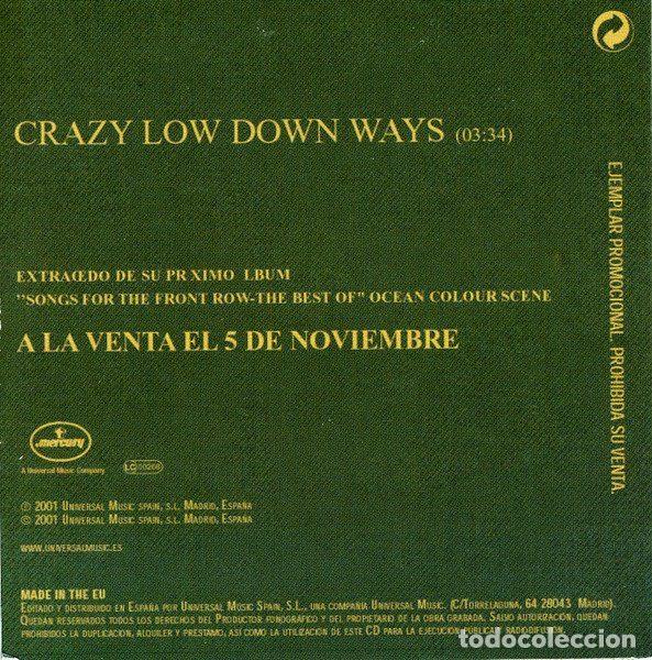 CDs de m&uacute;sica: Ocean Colour Scene &ndash; Crazy Low Down Ways (CD, Mercury none) - Foto 2