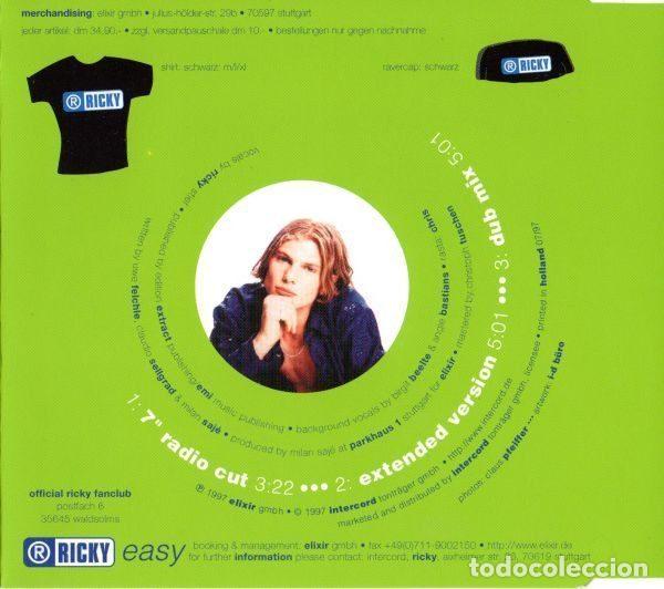 CDs de m&uacute;sica: Ricky &ndash; Easy (CD, Intercord INT 8 84450 2) - Foto 3