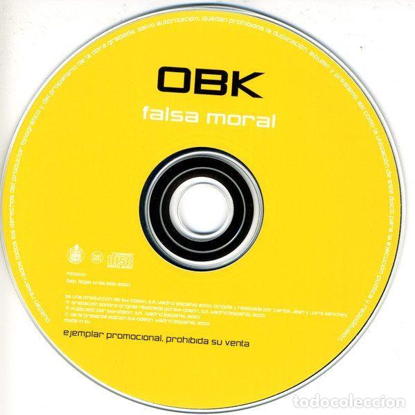CDs de m&uacute;sica: OBK &ndash; Falsa Moral (CD, Hispavox PE00101) - Foto 3