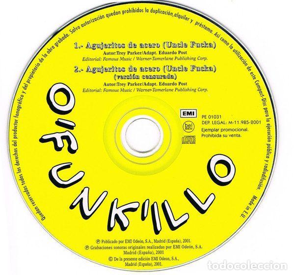 CDs de m&uacute;sica: Ofunkillo &ndash; Agujeritos De Acero (CD, EMI PE 01031) - Foto 3