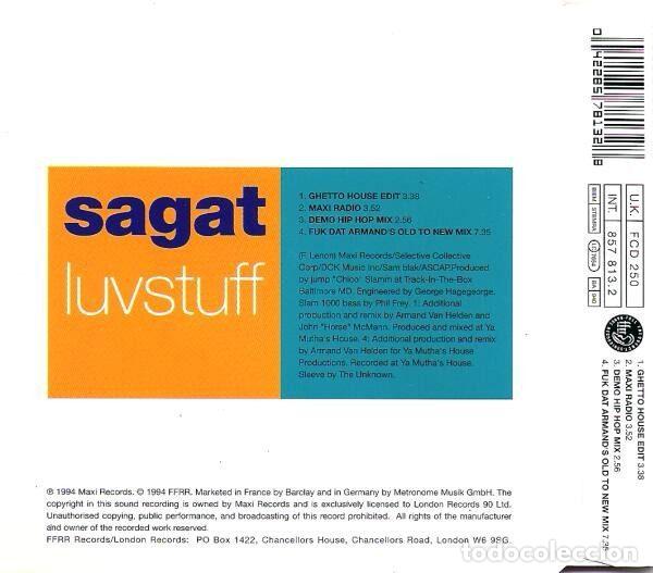 CDs de m&uacute;sica: Sagat &ndash; Luvstuff (CD, FFRR FCD 250) - Foto 2
