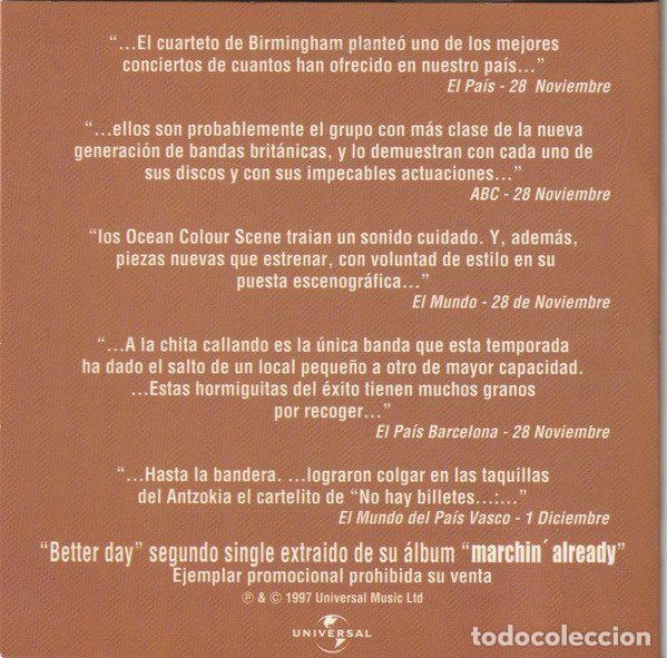 CDs de m&uacute;sica: Ocean Colour Scene &ndash; Better Day (CD, Universal MCD 76101) - Foto 2