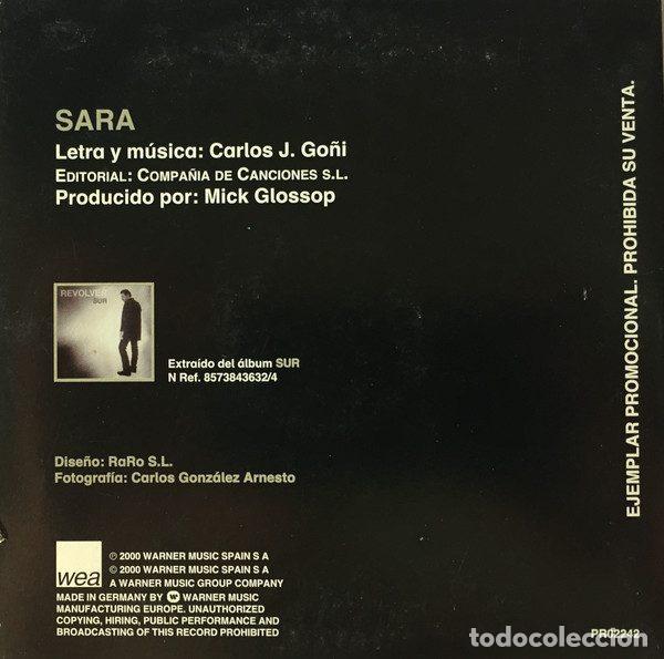 CDs de m&uacute;sica: Revolver &ndash; Sara (CD, WEA PR02242) - Foto 2
