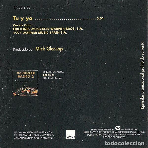 CDs de m&uacute;sica: Revolver &ndash; Tu Y Yo (CD, WEA PR CD 1130) - Foto 2