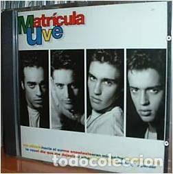 CDs de Musique: Matr&iacute;cula Uve &ndash; Matr&iacute;cula Uve (CD, Epic 471370 2)