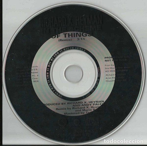 Music CDs: Richard X. Heyman &ndash; In The Scheme Of Things (CD, Sire PRO-CD-5175)