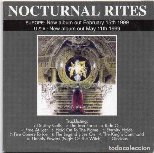 Musik-CDs: Nocturnal Rites &ndash; The Sacred Talisman (CD, Century Media CD 77232-2)