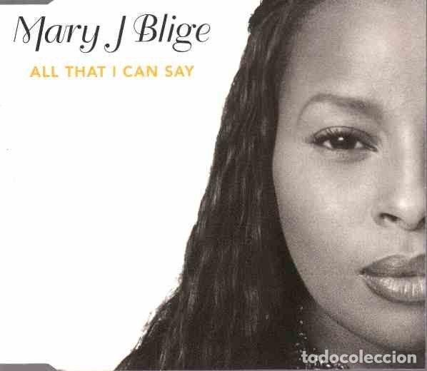 CD di Musica: Mary J Blige &ndash; All That I Can Say (CD, MCA Records MCD 55614)