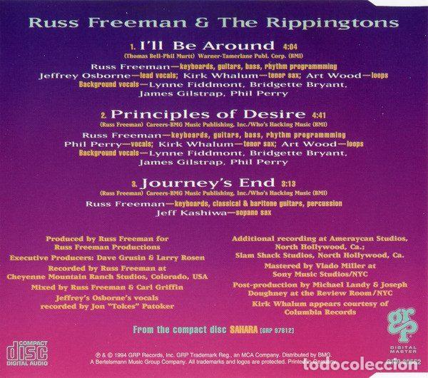 CDs de m&uacute;sica: Russ Freeman & The Rippingtons &ndash; Sahara (Sampler) (CD, GRP GRP 30552) - Foto 2