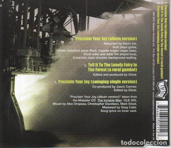 CDs de m&uacute;sica: Mark Eitzel &ndash; Proclaim Your Joy (CD, Matador OLE 515-2) - Foto 2