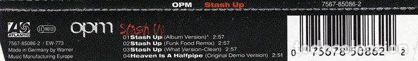 CDs de m&uacute;sica: OPM &ndash; Stash Up (CD, Atlantic 7567-85086-2) - Foto 2
