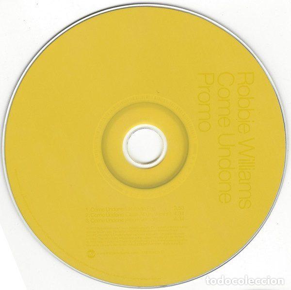 CDs de m&uacute;sica: Robbie Williams &ndash; Come Undone (CD, Chrysalis CDCHSDJX5151) - Foto 3