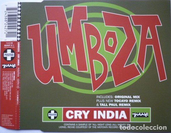 CD de M&uacute;sica: Umboza &ndash; Cry India (CD, Positiva CDTIV-43)