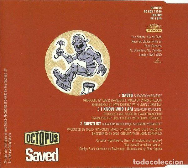 CDs de m&uacute;sica: Octopus &ndash; Saved (CD, Food CDFOODS 84) - Foto 3