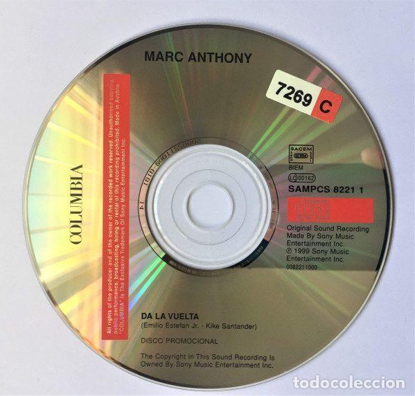 CDs de m&uacute;sica: Marc Anthony &ndash; Da La Vuelta (CD, Columbia Sampcs 8221) - Foto 3