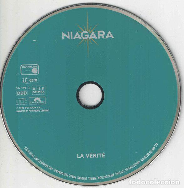 CDs de m&uacute;sica: Niagara &ndash; La V&eacute;rit&eacute; (CD, Metronome 517 140-2) - Foto 4