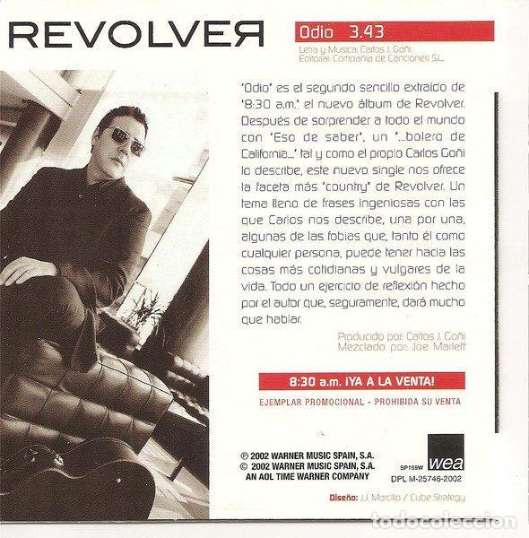 CDs de m&uacute;sica: Revolver &ndash; Odio (CD, WEA SP159W) - Foto 2