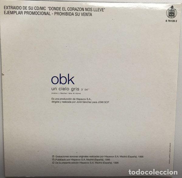 CDs de m&uacute;sica: OBK &ndash; Un Cielo Gris (CD, Hispavox 8761392) - Foto 2