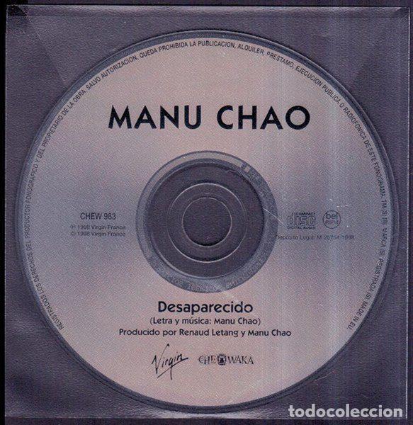 Music CDs: Manu Chao &ndash; Desaparecido (CD, Chewaka CHEW 983)