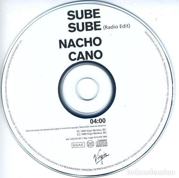 CDs de m&uacute;sica: Nacho Cano &ndash; Sube Sube (CD, Virgin NACHO 991) - Foto 3