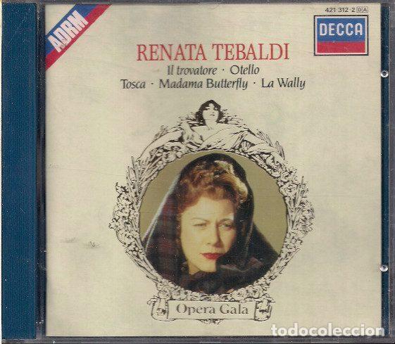 CDs de Musique: Renata Tebaldi &ndash; Opera Gala (CD, Decca 421 312-2 )