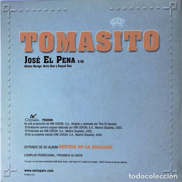 CDs de m&uacute;sica: Tomasito &ndash; Jos&eacute; El Pena (CD, Chrysalis PE02049) - Foto 2