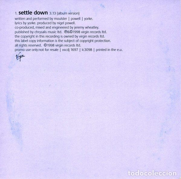 CDs de m&uacute;sica: Unbelievable Truth &ndash; Settle Down (CD, Virgin vscdj 1697) - Foto 2