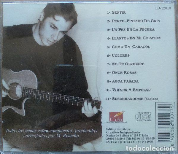 CDs de m&uacute;sica: Manuel Risue&ntilde;o &ndash; Agua Pasada (CD, CRIN CD-12010) - Foto 2