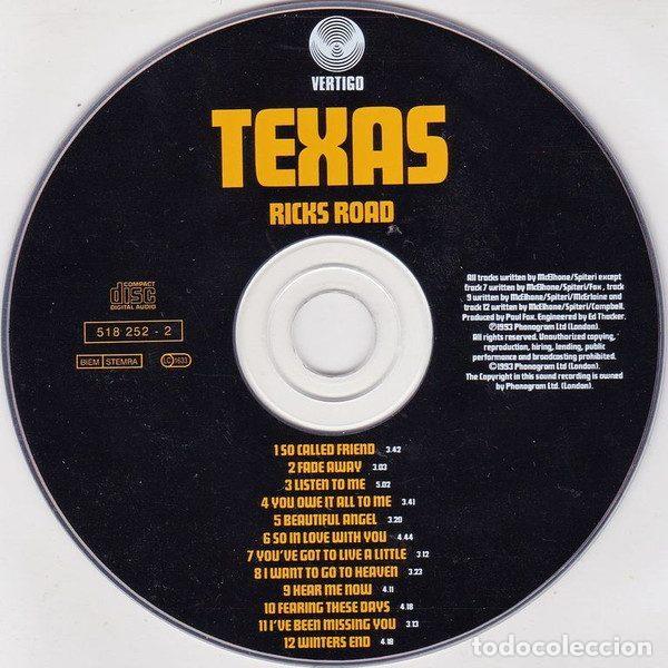 CDs de m&uacute;sica: Texas &ndash; Ricks Road (CD, Vertigo 518 252-2) - Foto 4