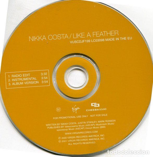 CDs de m&uacute;sica: Nikka Costa &ndash; Like A Feather (CD, Virgin VUSCDJF 199) - Foto 3